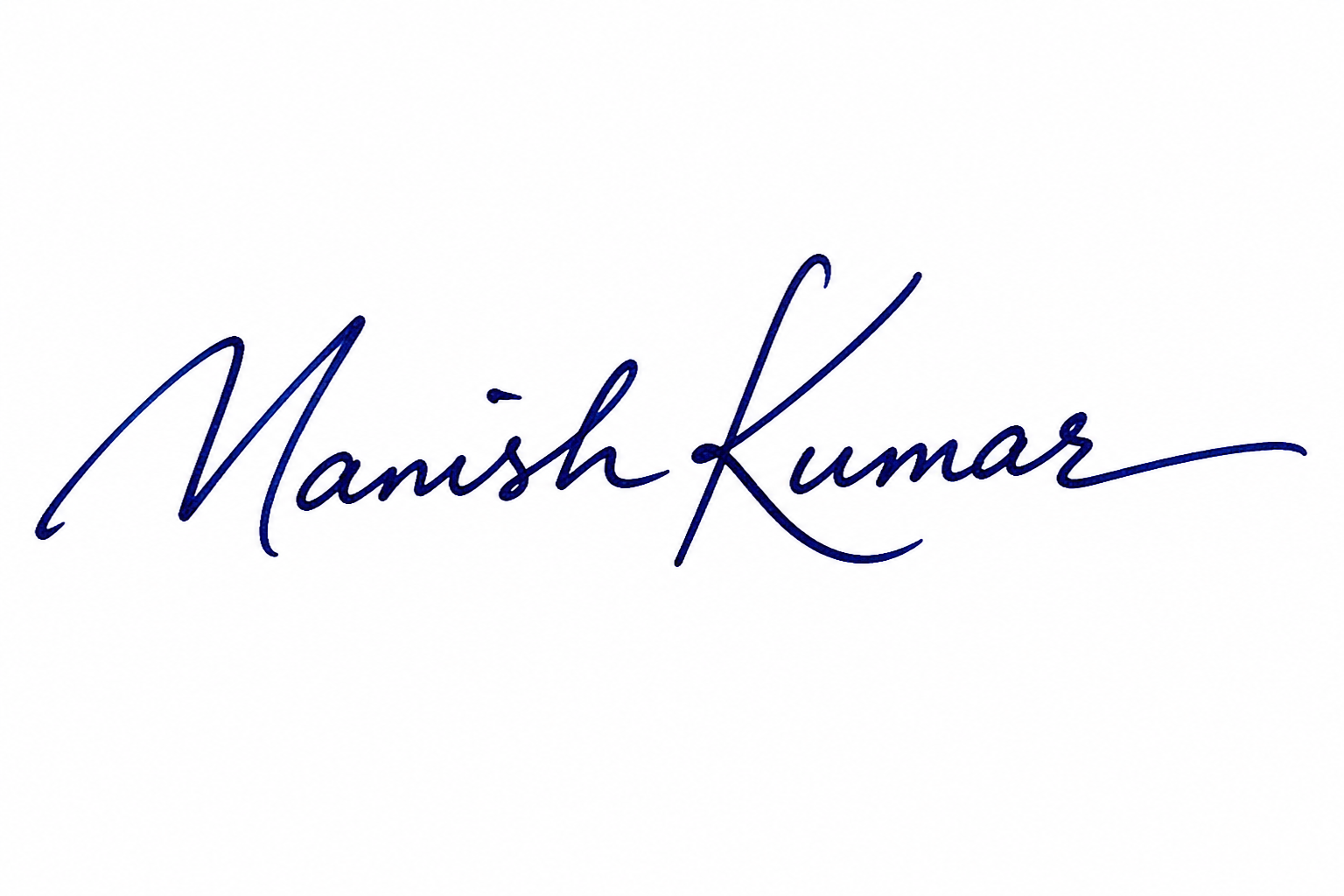 Manish Kumar signature